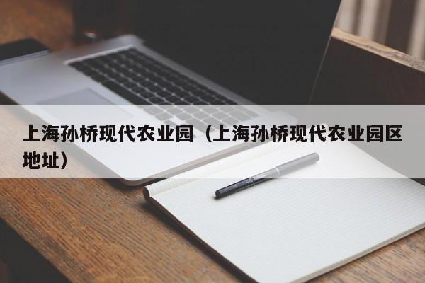 上海孙桥现代农业园（上海孙桥现代农业园区地址）